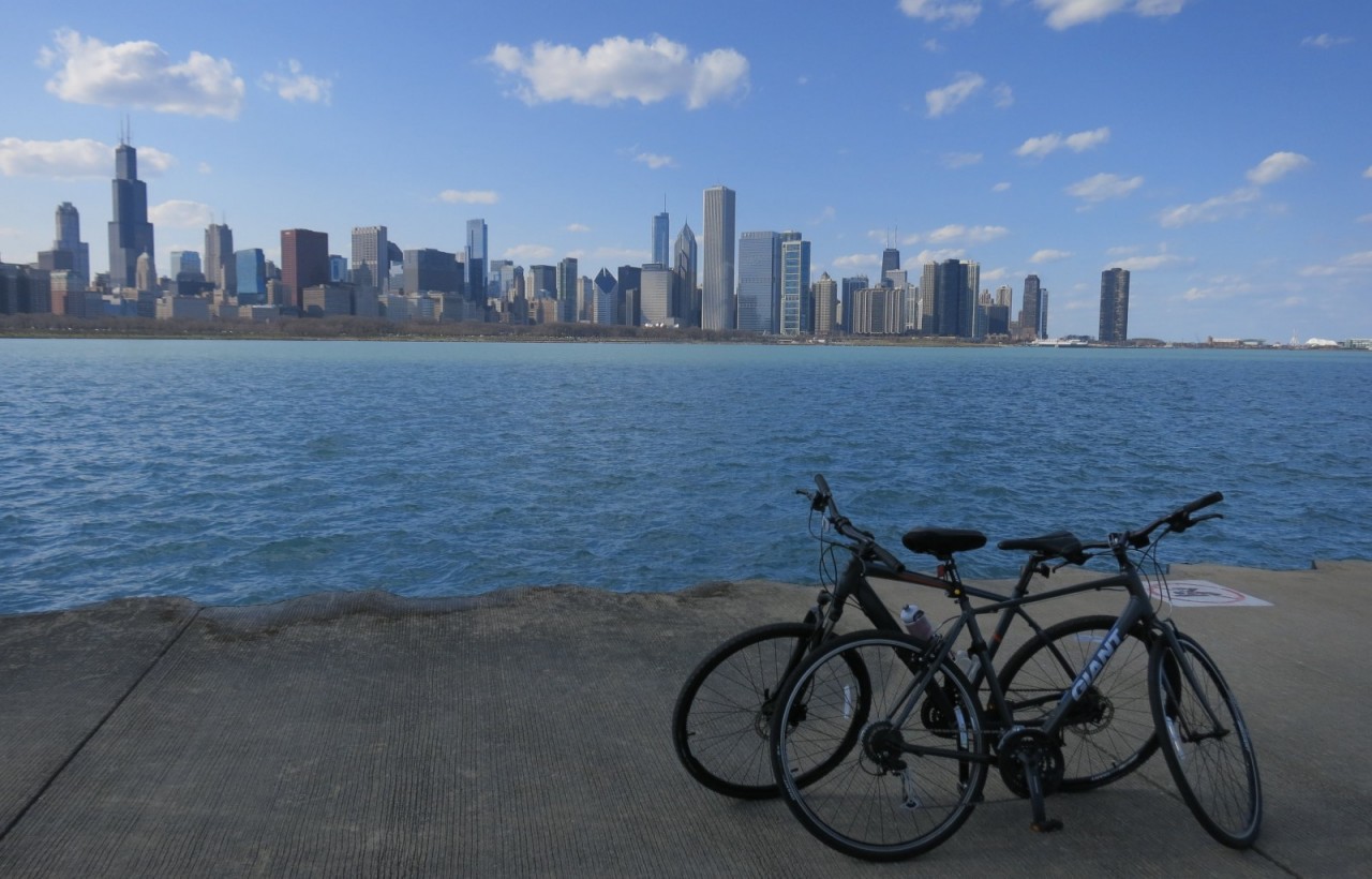 Cicloturismo em Chicago 2015 - 3o Pedal: Começando a conhecer a cidade (Bucktown, Old Town, Lakefront South)